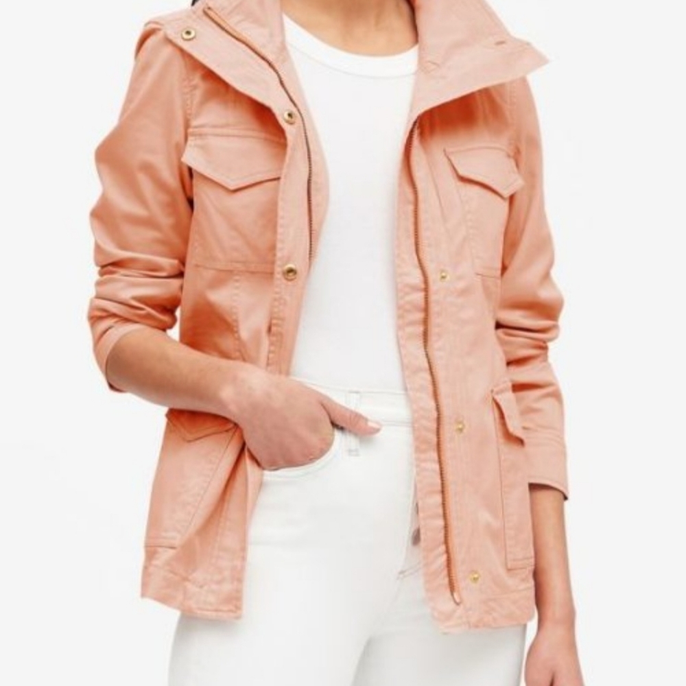 Banana Republic Peach Utility Jacket - Worn once!